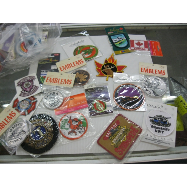BAG OF BOY SCOUT BADGES