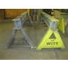 Image 3 : 2 HEAVY DUTY 8' METAL SAWHORSES