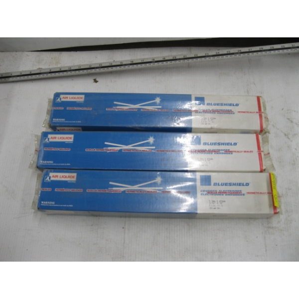 3 BOXES OF NEW LA18 WELDING ROD