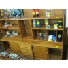 Image 2 : MCM 2 PIECE TEAK STORAGE CABINET W/SHELF UNIT