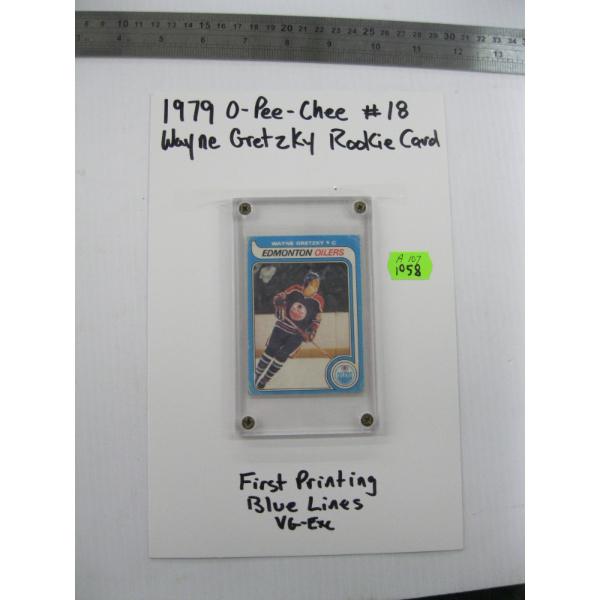 1979 WAYNE GRETZKY OPEE CHEE #18 ROOKIE CARD