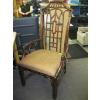 Image 5 : RATTAN BAMBOO LOOK DINING TABLE W/1 LEAF & 6 CHAIRS