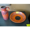 Image 1 : 2 PIECES OF DECORATIVE MCM GERMAN POTTERY