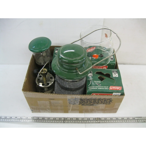 ASST. COLEMAN CAMPING LANTERNS & PIECES