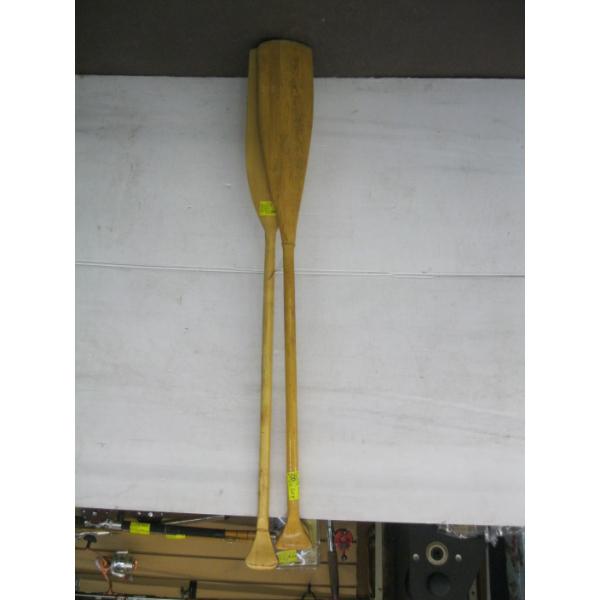 2 WOODEN PADDLES