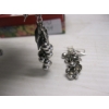 Image 4 : 2 PAIR OF .925 SILVER DANGLE EARRINGS