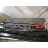 Image 2 : LG. LOT OF GONDOLA SHELVING PIECES - NOT BLUE WIRE PIECES