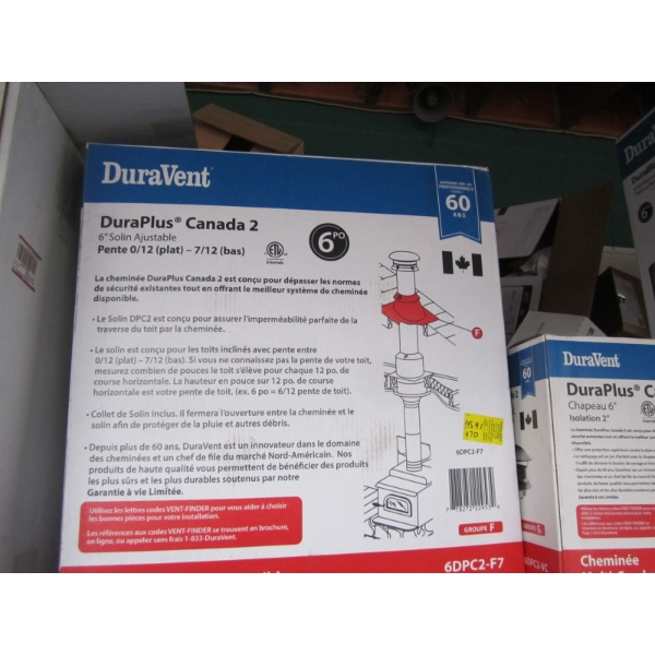 6" STOVE PIPE ROOF FLASHING