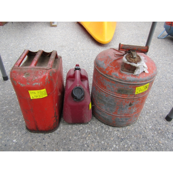 3 FUEL CANS