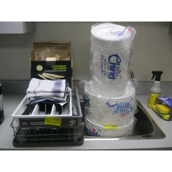 ASST. CUTLERY, PAPER PLATES, ETC.