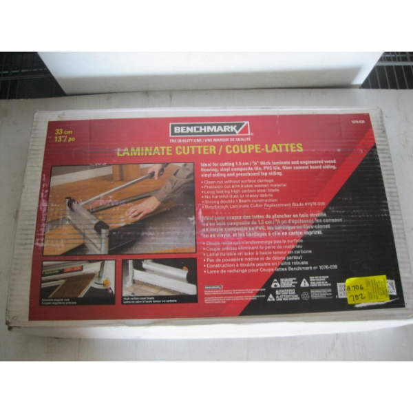 BENCHMARK LAMINATE CUTTER IN BOX