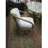 Image 5 : RATTAN TABLE W/4 SWIVEL CHAIRS