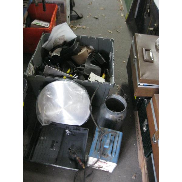 BIN OF MISC. TOOLS, ETC.