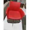 Image 1 : SET OF 4 RED SWIVEL CHAIRS