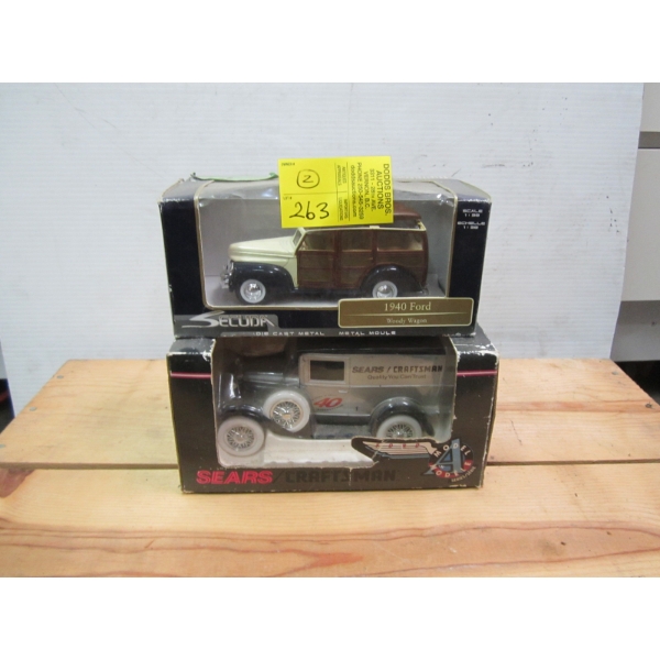 2 DIECAST TRUCKS