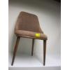 Image 1 : RED TINGE WOOD FRAMED DINING CHAIR