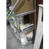 Image 2 : CHROME METAL SHELF UNIT W/5 SHELVES