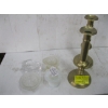 Image 1 : BRASS CANDLESTICKS, TOOTHPICK HOLDERS, ETC.