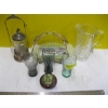 Image 1 : MISC. PICKLE JAR, JUG, COCA COLA GLASSES, ETC.