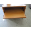 Image 3 : TEAK TV STAND ON CASTORS