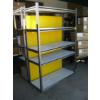 Image 1 : METAL & WOOD SHELF UNIT