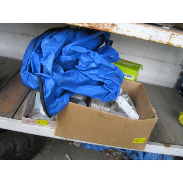 MISC. NAILS, WIRE, TARP BAG, ETC.