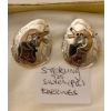 Image 1 : PAIR OF STERLING .925 SILVER EARRINGS