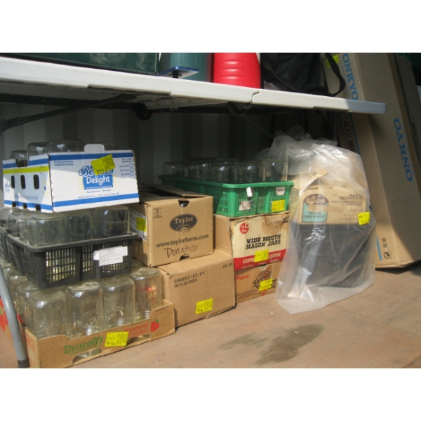 CANNING JARS, CANNER POT, ETC.
