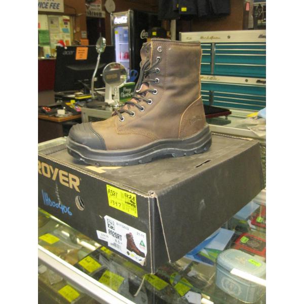 PAIR OF SZ 8.5 ROYER SAFETY STEEL TOE BOOTS