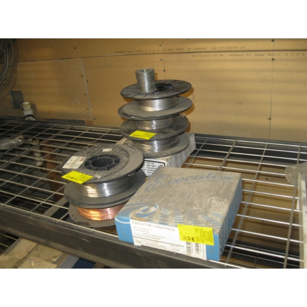 NEW & PART ROLLS OF WELDING WIRE