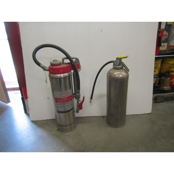 2 FIRE EXTINGUISHERS