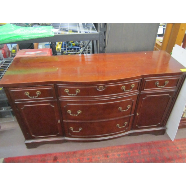 ANTIQUE SIDEBOARD CABINET