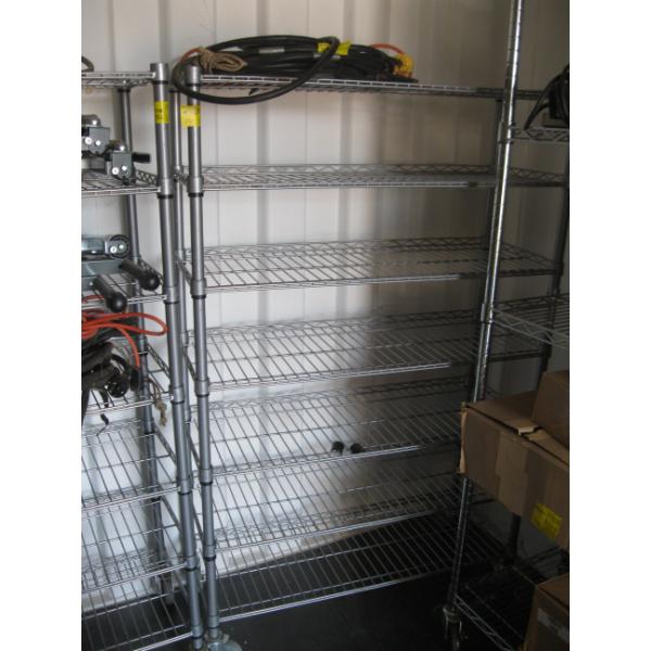 SMALLER 7 SHELF METAL SHELF UNIT