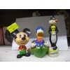 Image 1 : DAFFY DUCK BANK, MICKEY MOUSE PULL STRING TALKING TOY & SYLVESTER BUBBLE BATH BOTTLE