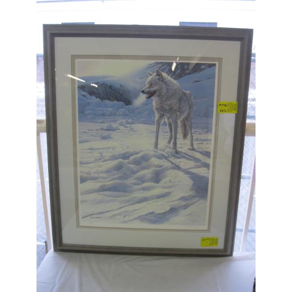 FRAMED NUMBERED PRINT BY SEERY LESTER, 571/950