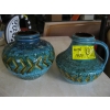 Image 1 : PAIR OF WEST GERMAN MCM POTTERY VASES