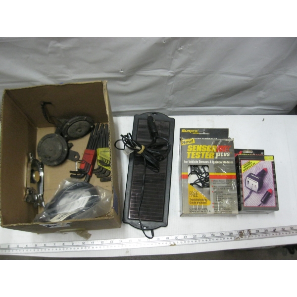 MISC. SOLAR CHARGER, ALLEN KEYS, ETC.