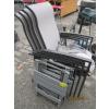 Image 1 : 4 PATIO CHAIRS & 2 FOLDING PATIO TABLES