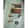 Image 1 : WOODEN CIL SHELL BOX W/MISC. AUTOMOTIVE PARTS