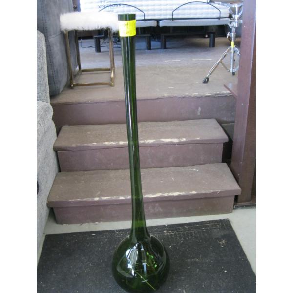 TALL ARTHUR PERCY GLASS VASE