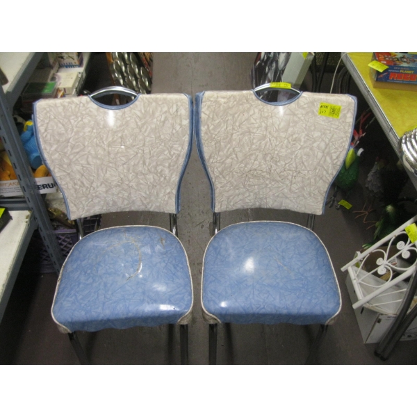 2 1960s DINETTE CHAIRS