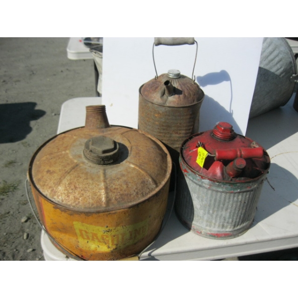 3 FUEL CANS