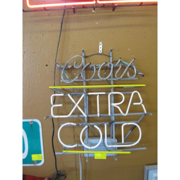 COORS EXTRA COLD NEON SIGN