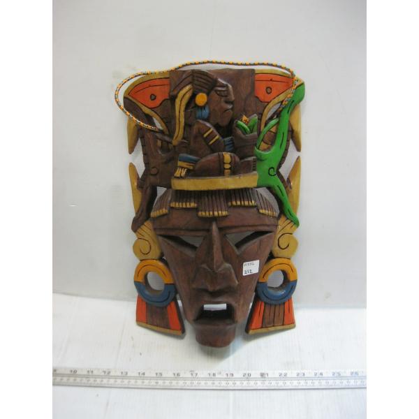 CARVED WOODEN MASK