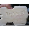 Image 2 : WHITE POLAR BEAR CARVING, SIGNED RAYMOND T
