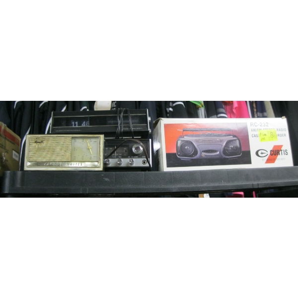 MISC. CLOCK RADIOS, PORTABLE STEREOS, ETC.