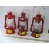Image 1 : 3 RED GAS LANTERNS