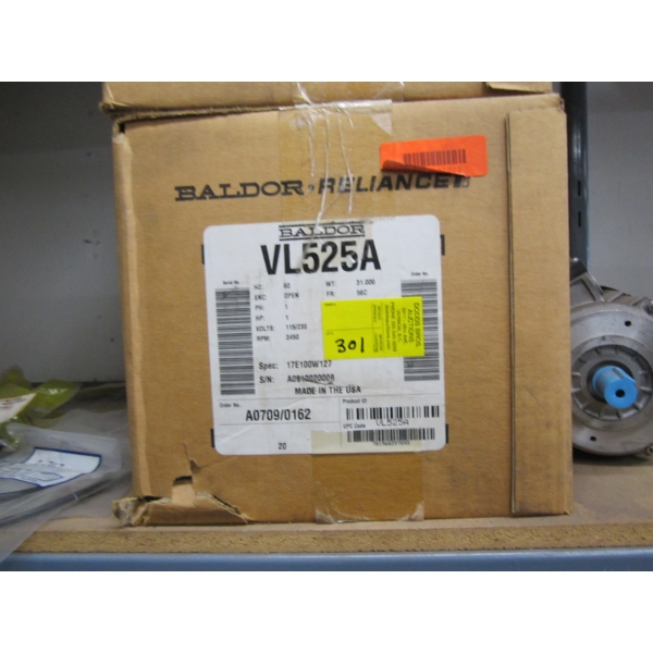 BALDOR 1 PHASE 1HP MOTOR IN BOX