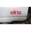 Image 3 : SWISS DESIGN ELNA PORTABLE SEWING MACHINE & BOX OF MATERIAL & ACCESS.