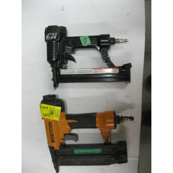 BOSTICH & CHICAGO PNEUMATIC AIR STAPLER & BRAD NAILER